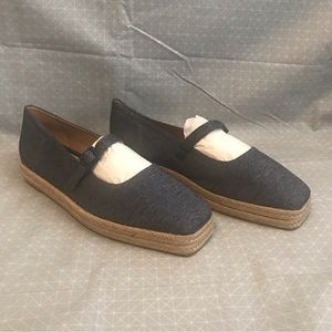 Aster‎ Chambray Espadrille Mary Janes 11.5